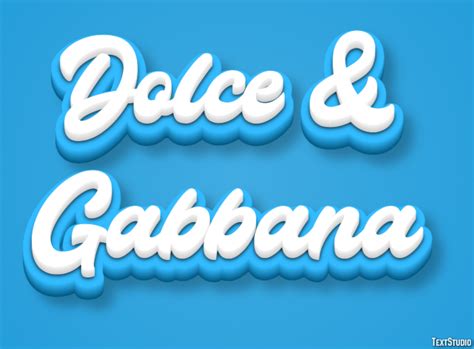 dolce gabbana text|dolce and gabbana creators.